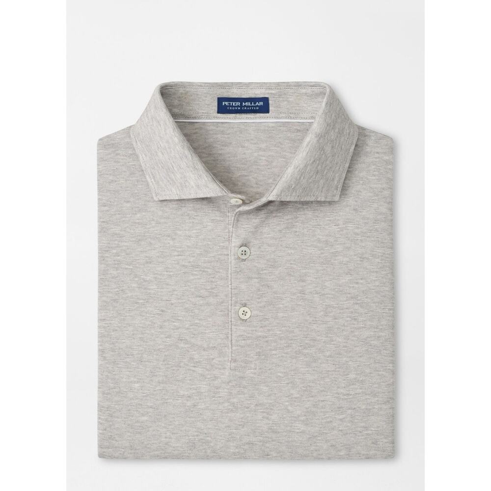 Peter Millar XL Collection Mens Excursionist Flex Polo GRAY ME0RK01